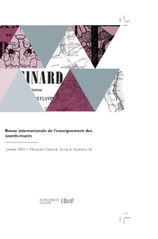 Cover of Revue internationale de l'enseignement des sourds-muets