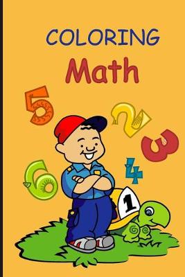 Book cover for coloring math book