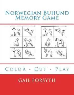 Book cover for Norwegian Buhund Memory Game