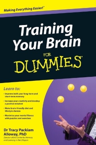 Cover of Training Your Brain For Dummies