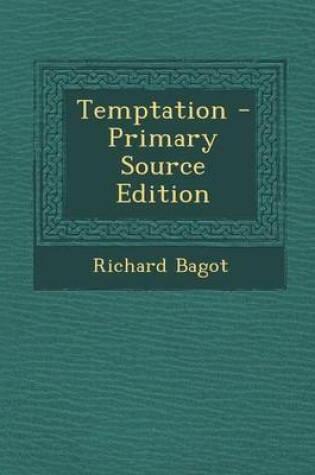 Cover of Temptation - Primary Source Edition