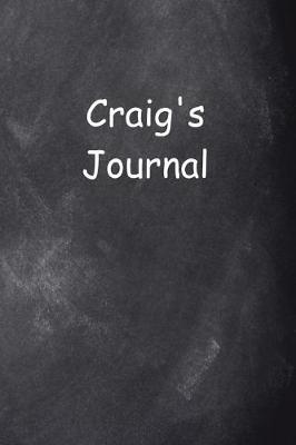 Cover of Craig Personalized Name Journal Custom Name Gift Idea Craig