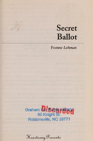 Cover of Secret Ballot