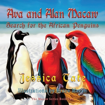 Book cover for Ava and Alan Macaw Search for African Penguins