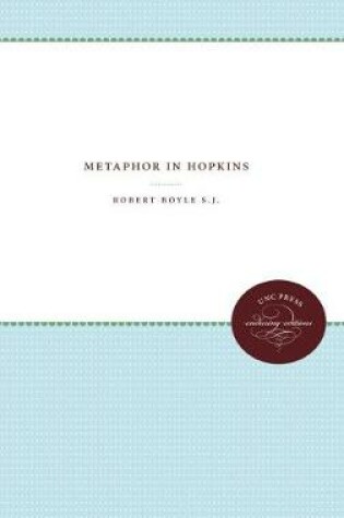 Cover of Metaphor in Hopkins