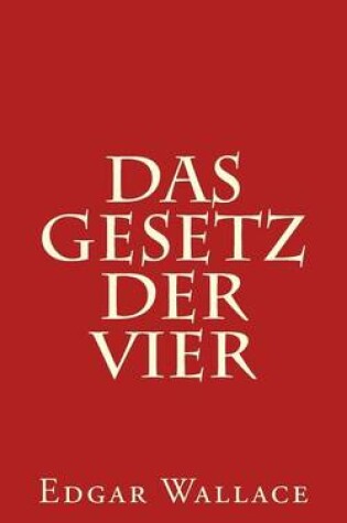 Cover of Das Gesetz Der Vier