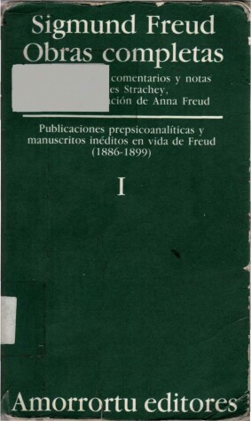 Book cover for Obras Completas - Tomo I Publicaciones Prepsicoanaliticas