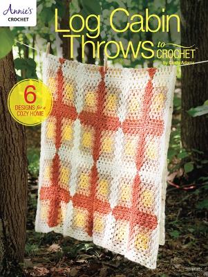 Book cover for Log Cabin Throws to Crochet