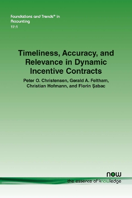 Book cover for Timeliness, Accuracy, and Relevance in Dynamic Incentive Contracts