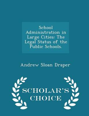 Book cover for School Administration in Large Cities