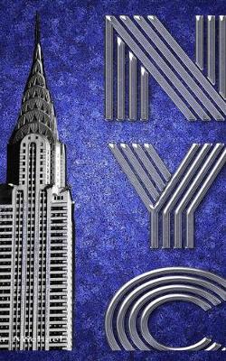 Book cover for Iconic New York City Chrysler Building Artist Creative Drawing Journal