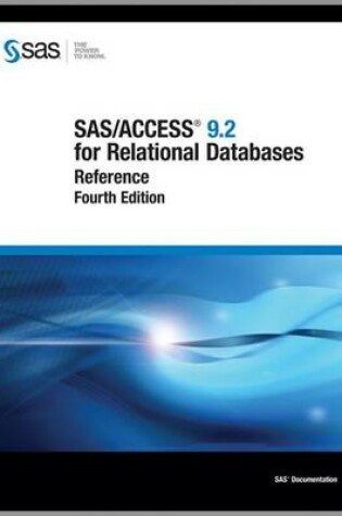 Cover of SAS/ACCESS(R) 9.2 for Relational Databases