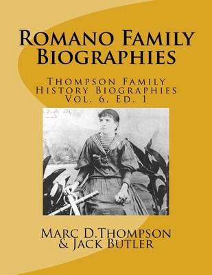 Book cover for Narrative Biographies of the Romano Family Genealogy