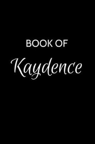 Cover of Book of Kaydence