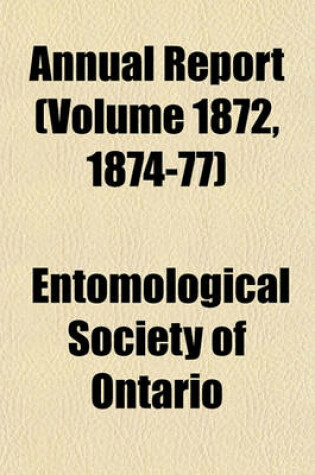 Cover of Annual Report (Volume 1872, 1874-77)