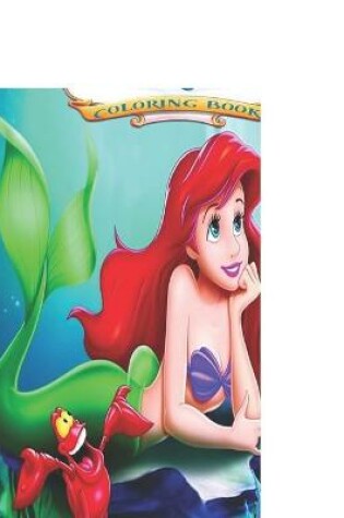 Cover of The Little Mermaid Coloring Book For Kids