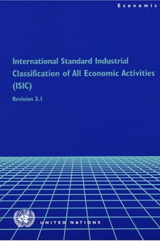 Cover of International Standard Industrial Classification of All Economic Activities (ISIC). Rev. 3.1