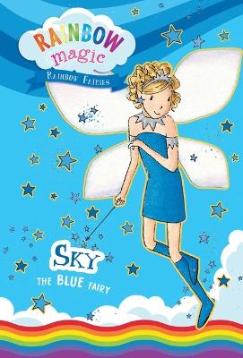 Book cover for Rainbow Magic Rainbow Fairies Book #5: Sky the Blue Fairy