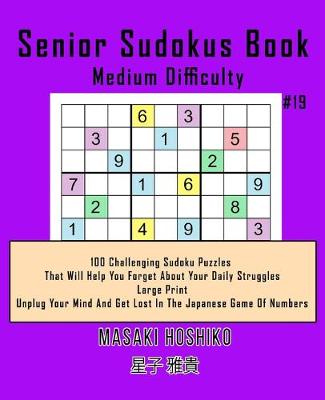 Book cover for Senior Sudokus Book Medium Difficulty #19
