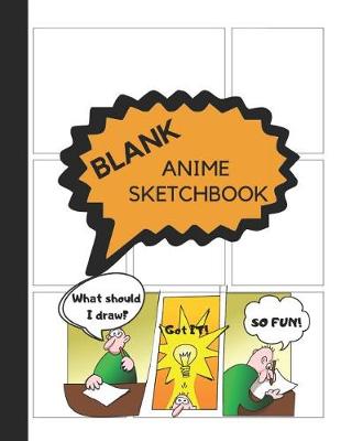 Book cover for Comic Book Maker Creator - Draw Manga in Blank Anime Sketchbook Strip Paper