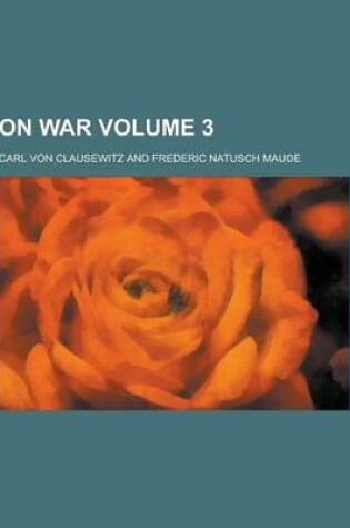 Cover of On War Volume 3