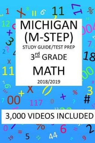 Cover of 3rd Grade MICHIGAN M-STEP, 2019 MATH, Test Prep