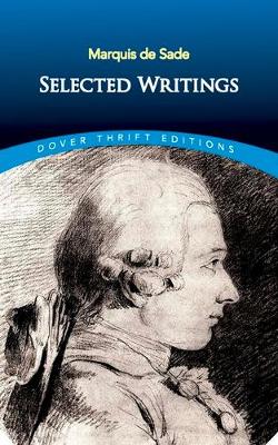 Cover of Marquis de Sade: Selected Writings