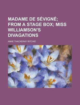 Book cover for Madame de Sevigne