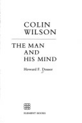 Cover of Colin Wilson