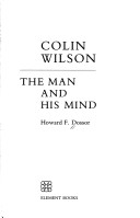 Book cover for Colin Wilson