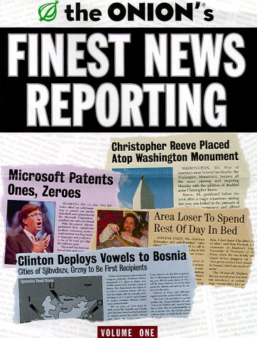 Book cover for The Onion's Finest News Reporting