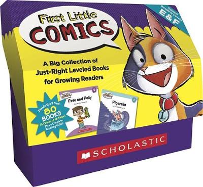 Book cover for First Little Comics: Guided Reading Levels E & F (Classroom Set)