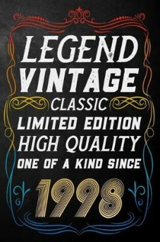 Cover of Legend Vintage Classic Limited Edition High Quality One Of A Kind Since 1998