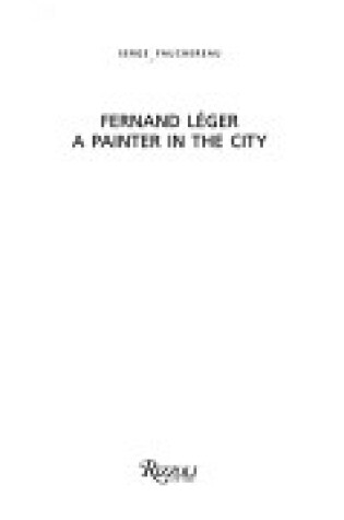 Cover of Fernand L Eger