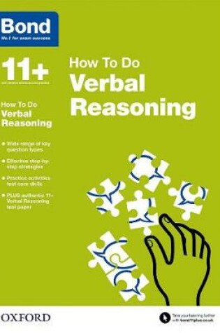 Cover of Bond 11+: Verbal Reasoning: How to Do