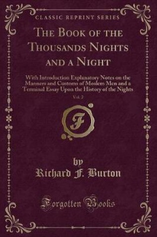 Cover of The Book of the Thousands Nights and a Night, Vol. 2