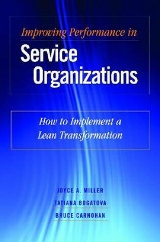 Cover of Improving Performance in Service Organizations