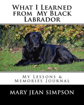 Book cover for What I Learned from My Black Labrador