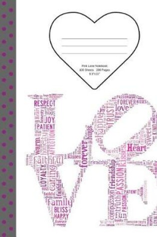 Cover of Pink Love Notebook