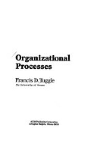 Cover of Organizational Processes