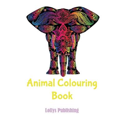Book cover for Animal colouring book