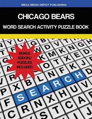 Book cover for Chicago Bears Word Search Activity Puzzle Book