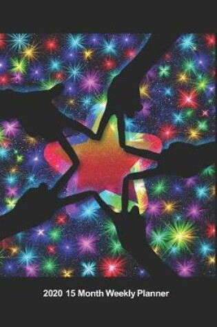 Cover of Plan On It 2020 Weekly Calendar Planner - Together We Shine Fireworks and Stars