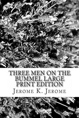 Book cover for Three Men on the Bummel Large Print Edition