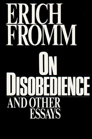 Cover of On Disobedience and Other Essays