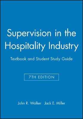 Book cover for Supervision in the Hospitality Industry, 7e with Student Study Guide Set