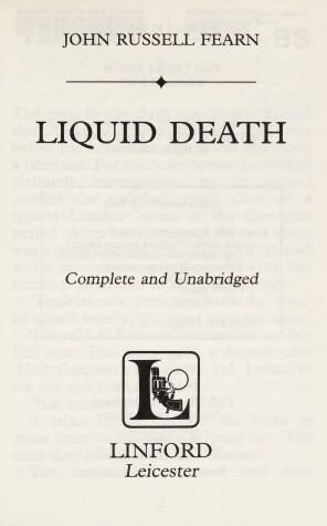 Book cover for Liquid Death