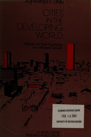 Cover of Cities in the Developing World