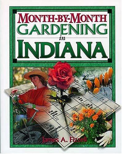 Book cover for Month-By-Month Gardening in Indiana
