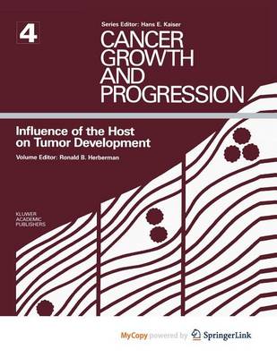 Book cover for Influence of the Host on Tumor Development